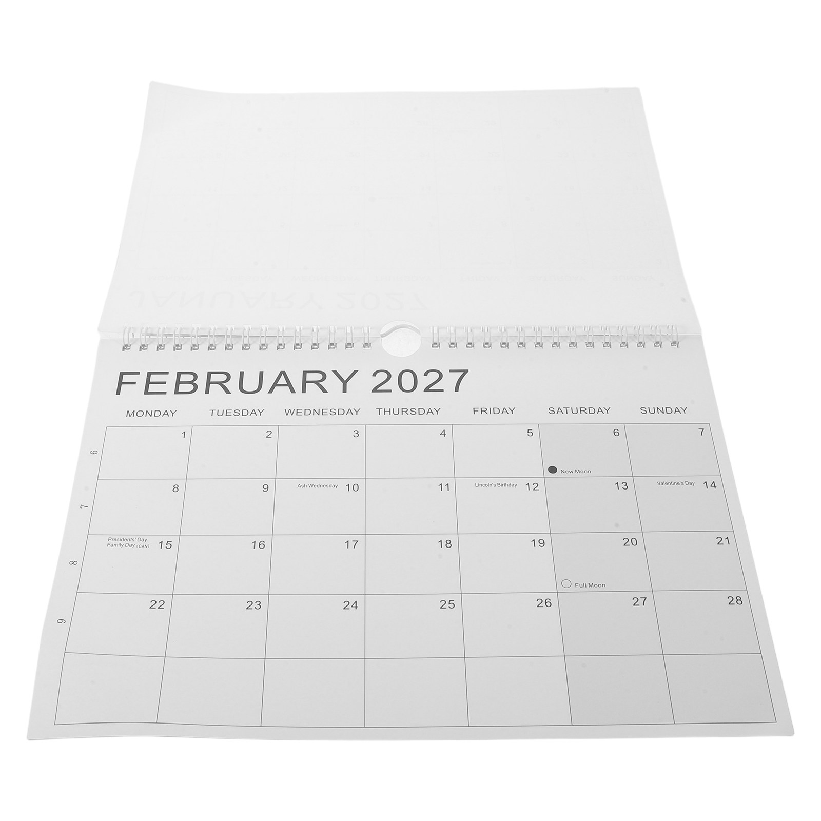 English Home Office - Calendário de Papel 2027-2028 Calendário de