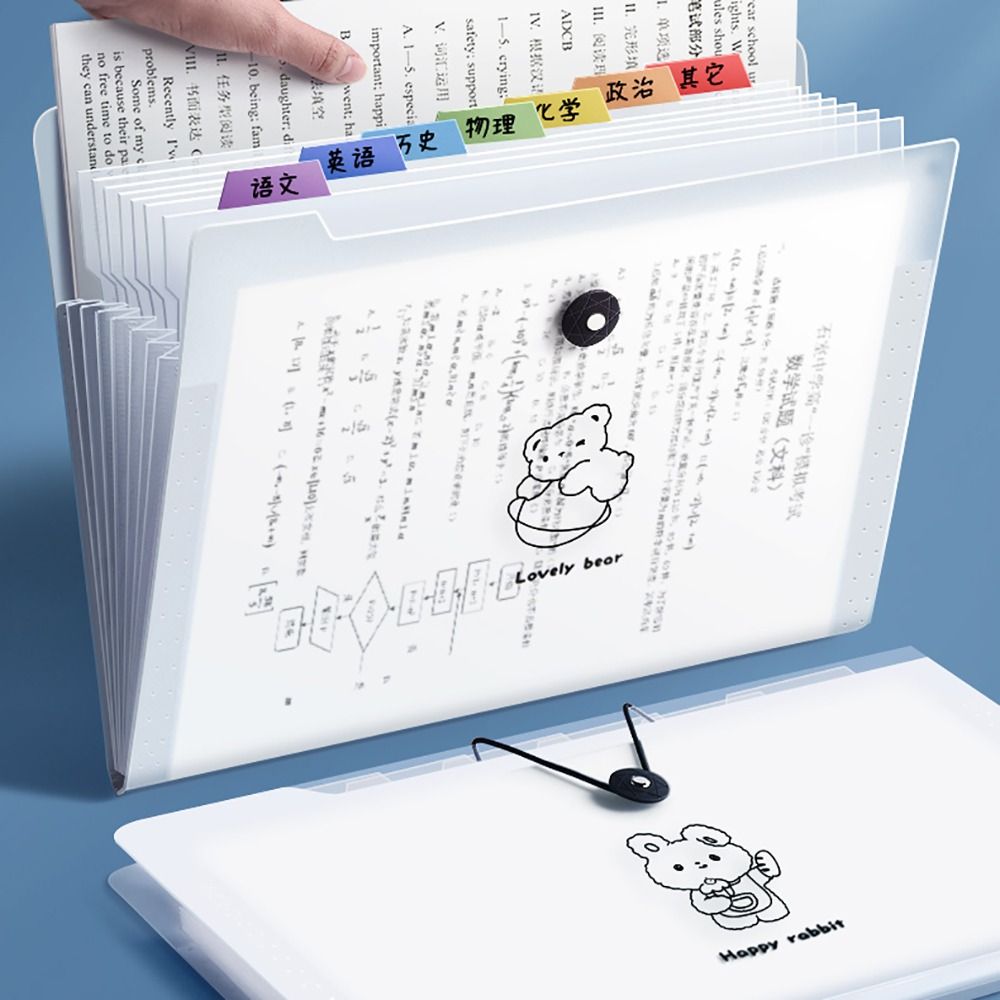 File Cabinet Drawer - Impermeável PP Documento Bag, Pasta de