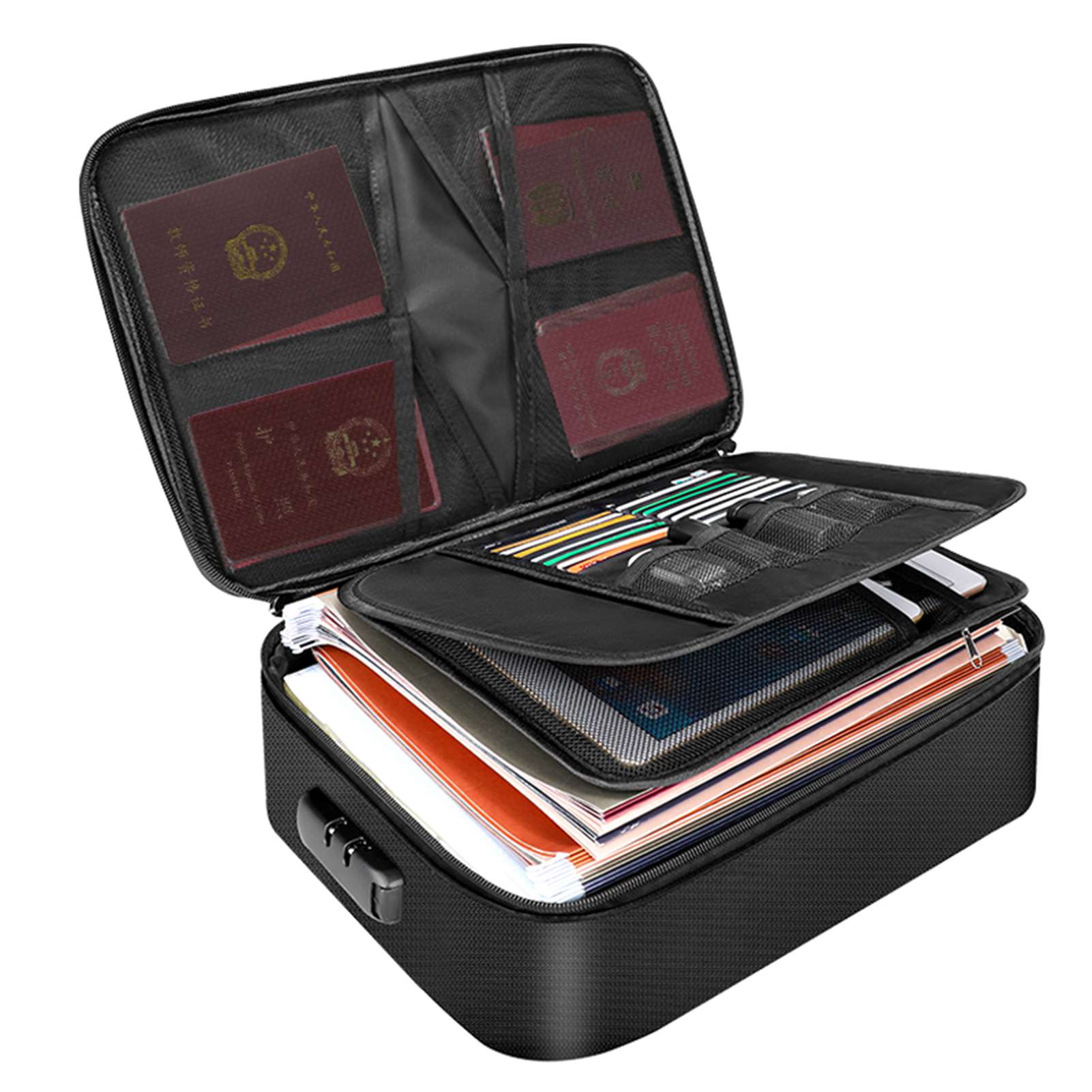 Home Office For Passport - Bolsa de Documentos à Prova de