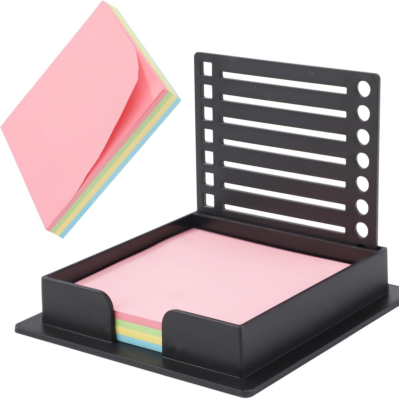 Sticky Note Dispenser - Suporte para Notas Adesivas com Estêncil,