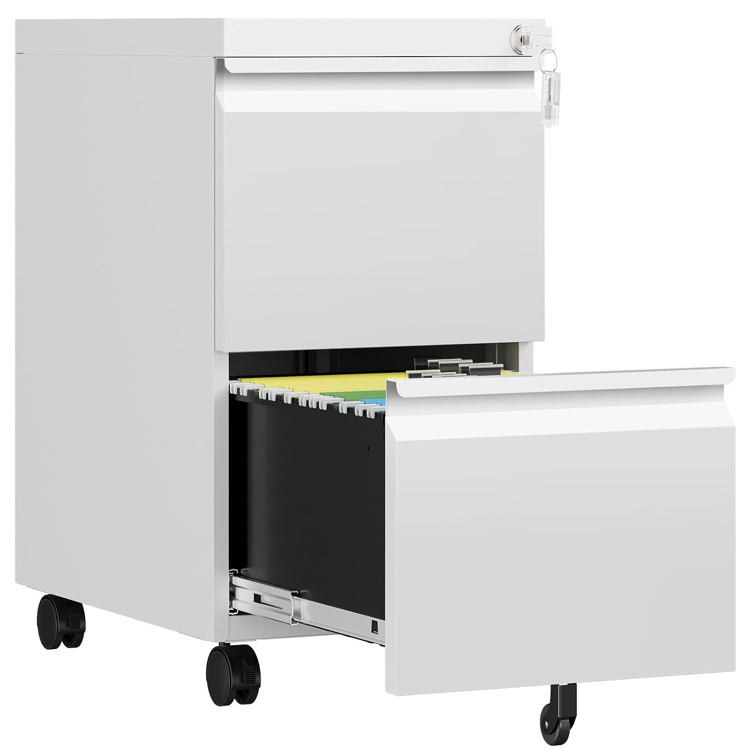 File Cabinet Drawer - Armário de Arquivo Móvel de Metal
