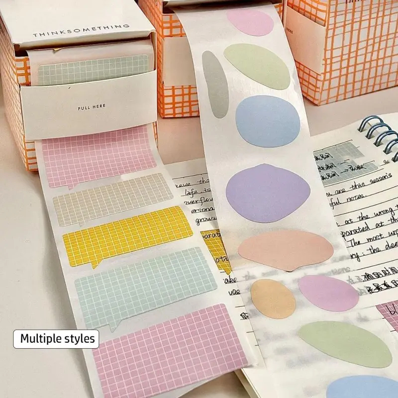 Sticky Note Dispenser - Conjunto de 100PCS de Bloco de