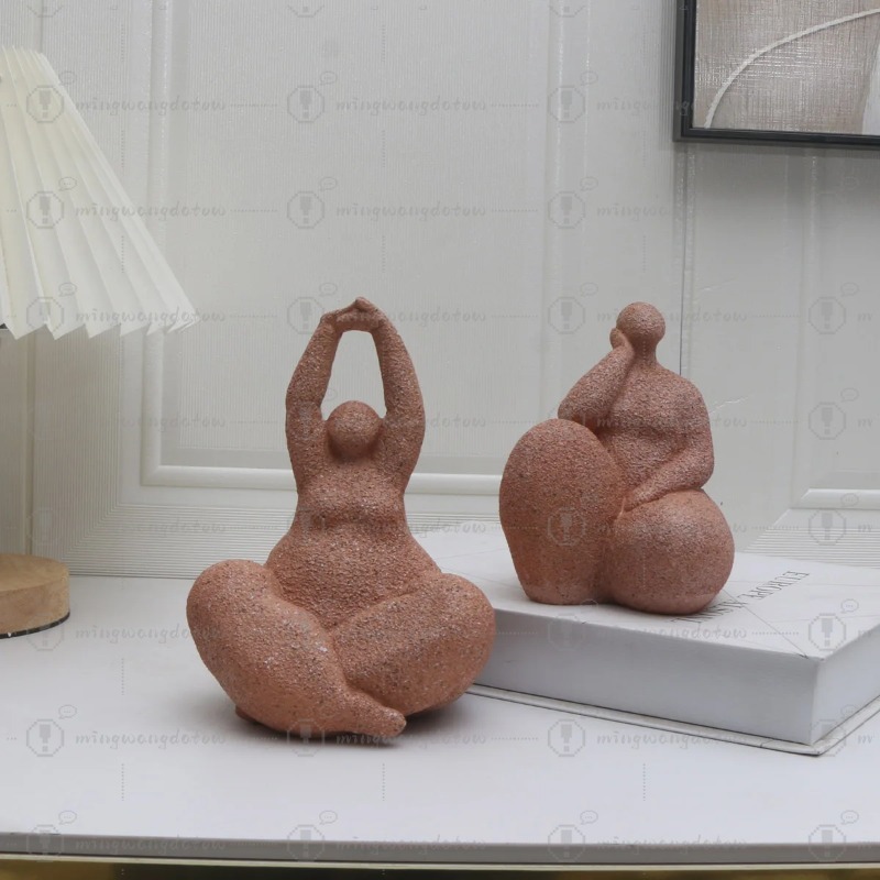 Home Office In Living Room - 1 peça, Estátua de Mulher Gordinha