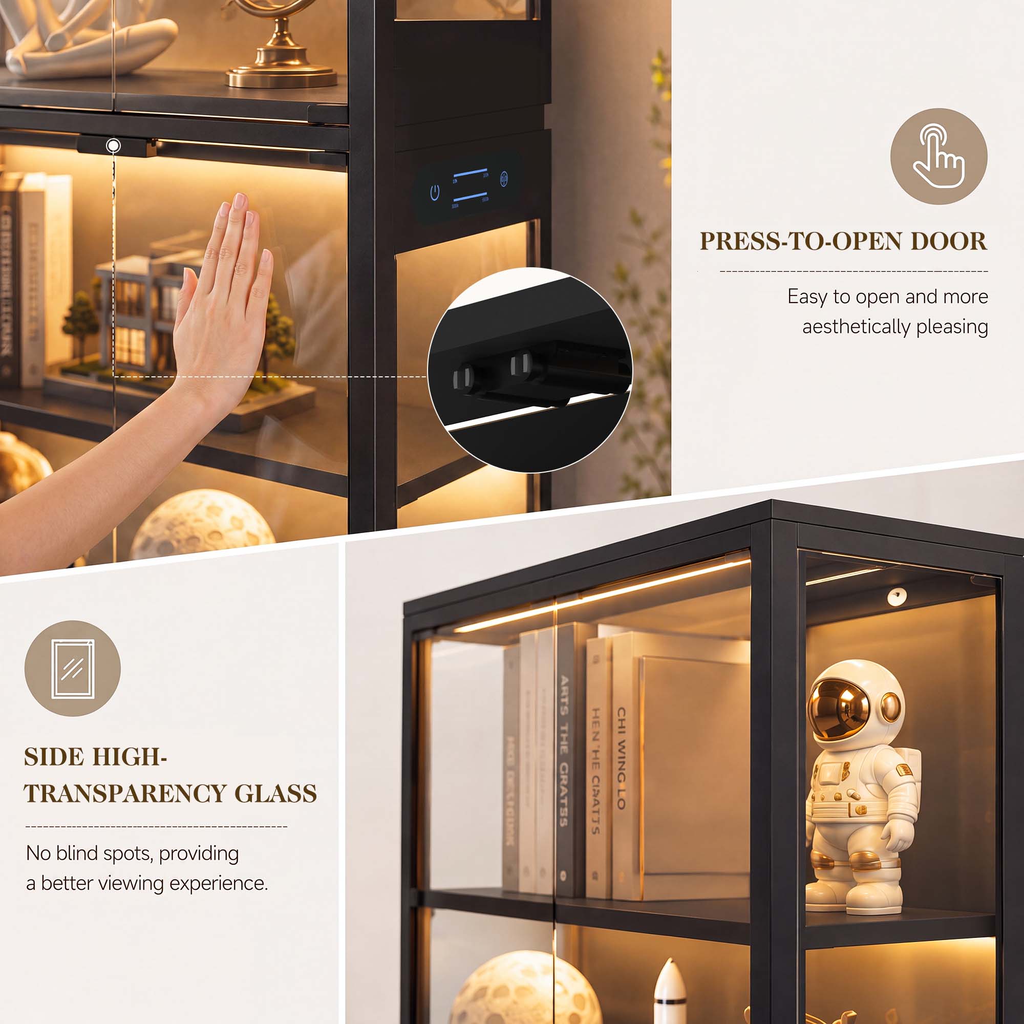 Armário Expositor TCGBKAF de 5 - Home Office In Living Room avaliação e preço