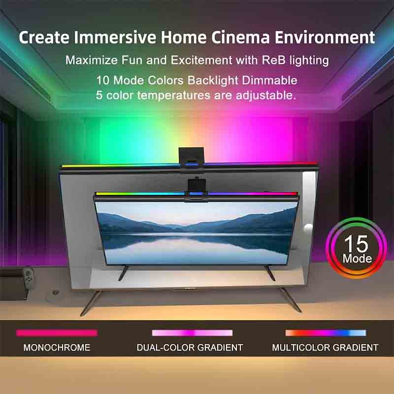 Barra de Luz LED RGB de 60/80c - Home Office Work Table avaliação e preço