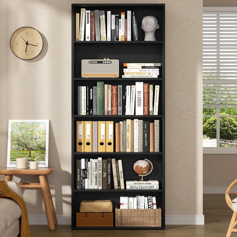 Estante Aberta de 6 Níveis, Pr - Home Office In Living Room avaliação e preço