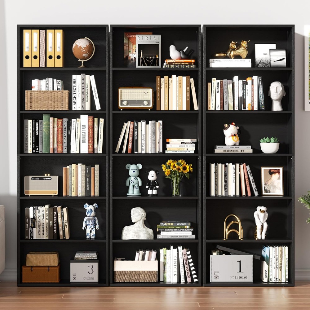Estante Aberta de 6 Níveis, Pr - Home Office In Living Room avaliação e preço