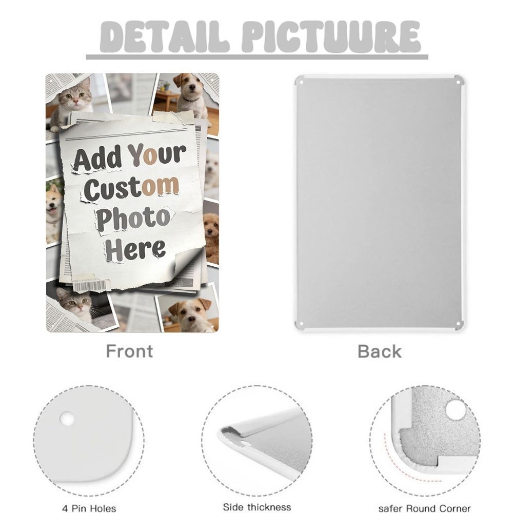 Placa de Metal Personalizável  - Home Office Gif avaliação e preço