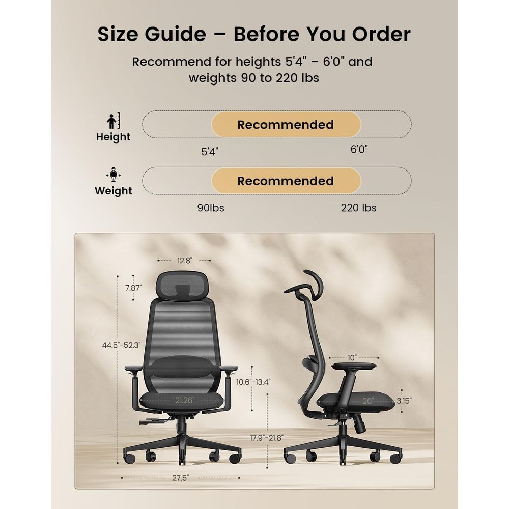 Cadeira de Escritório Ergonômi - Home Office Hours avaliação e preço