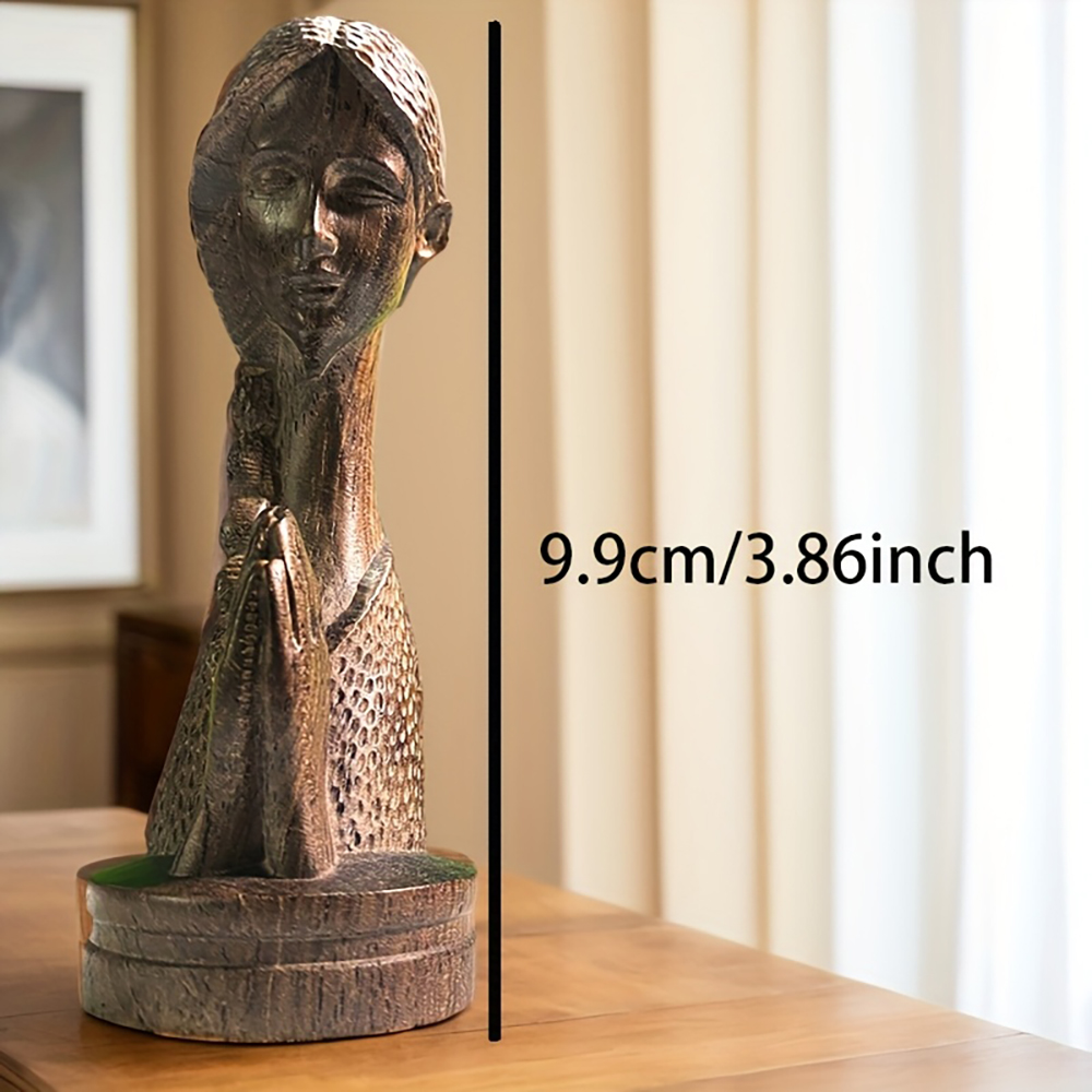 1 peça de estátua de menina or - Home Office With Bookshelves avaliação e preço