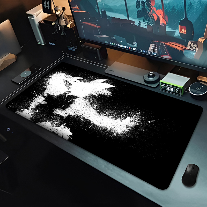 Mouse Pad Grande DBZ Black Ani - Home Office Keyboard And Mouse avaliação e preço