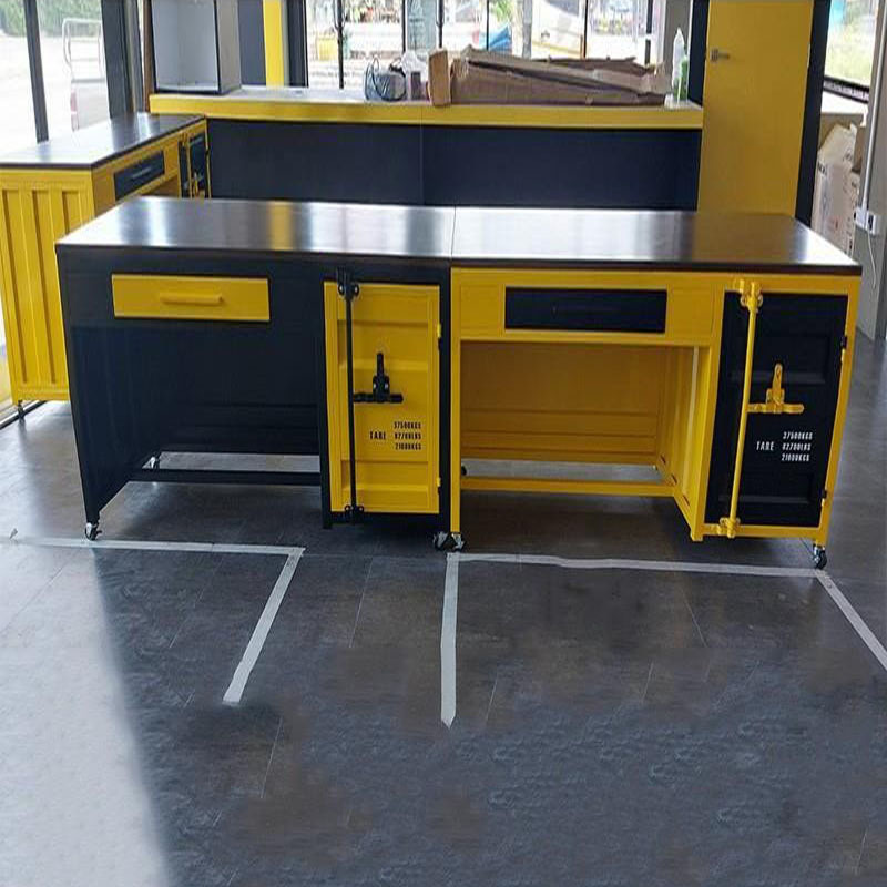 Estilo industrial mesa de comp - Home Office Work Table avaliação e preço