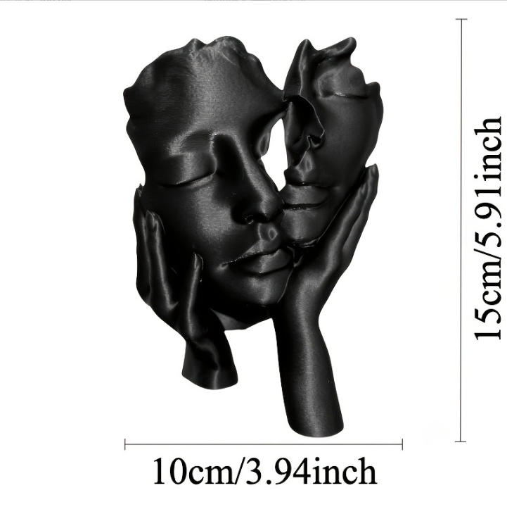 Escultura Abstrata de Plástico - Home Office Gif avaliação e preço