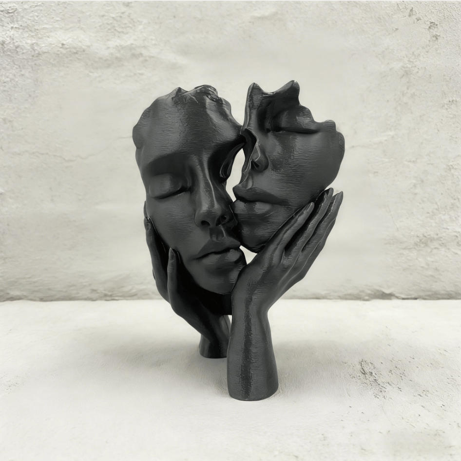 Escultura Abstrata de Plástico - Home Office Gif avaliação e preço