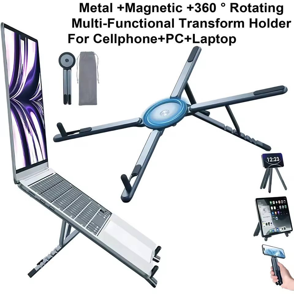 Suporte Magnético Portátil par - Laptop Stand Foldable avaliação e preço