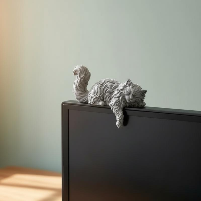 Figurinha de Gato Dormindo com - Home Office Gif avaliação e preço