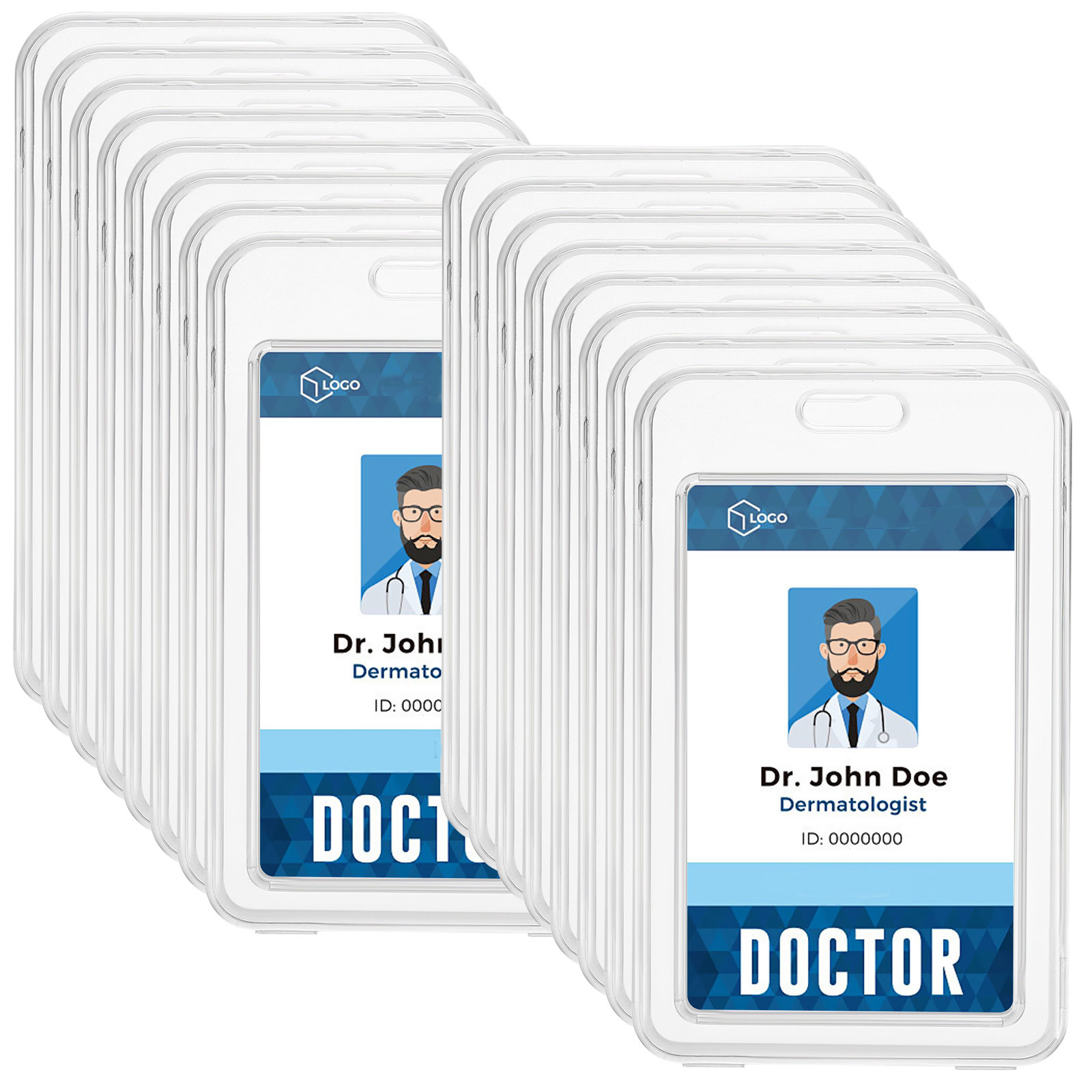 20 Peças de Porta-Crachá de Pl - Home Office For Passport avaliação e preço