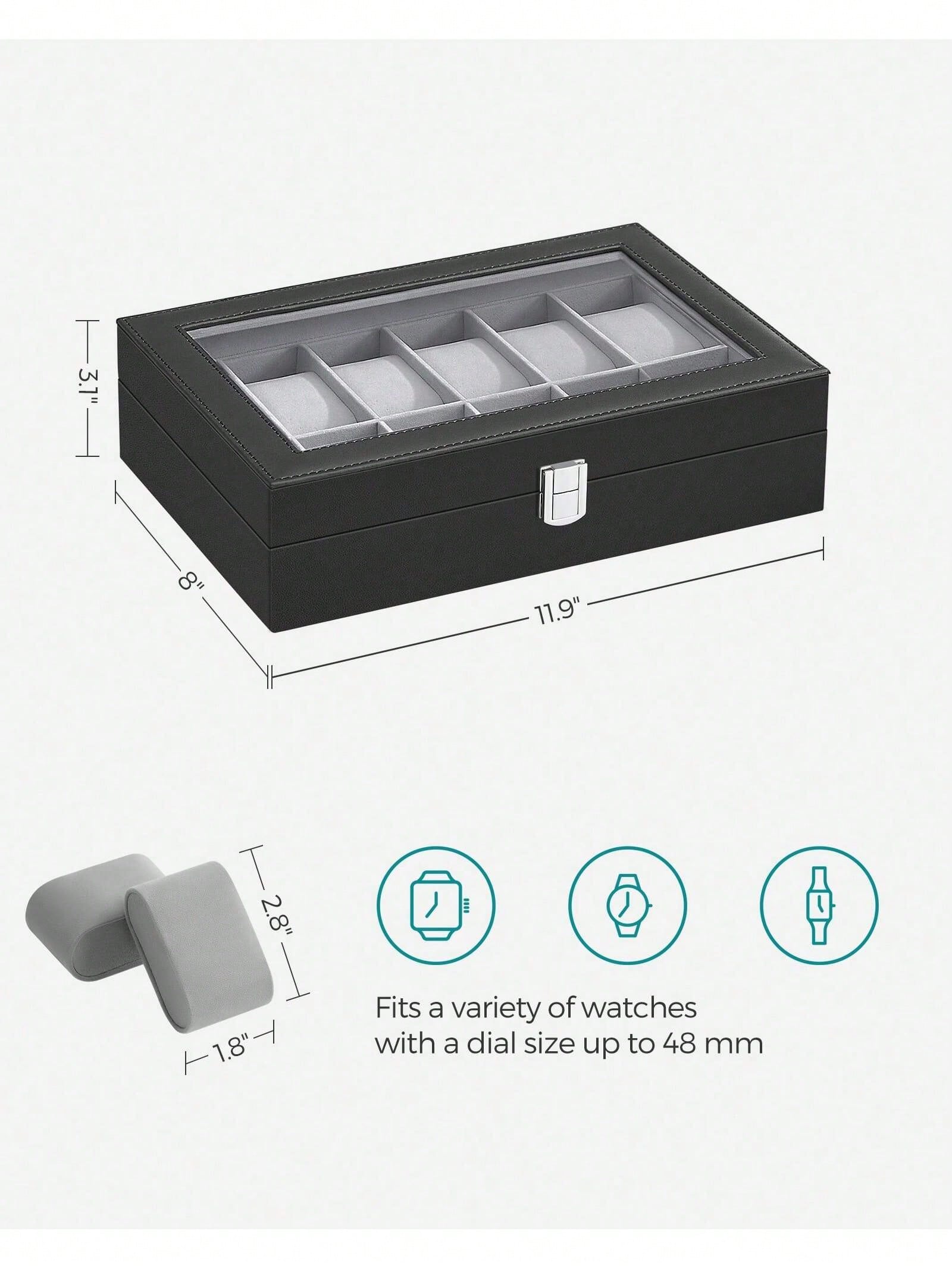 Caixa de Relógios com 12 Compa - File Cabinet Drawer avaliação e preço