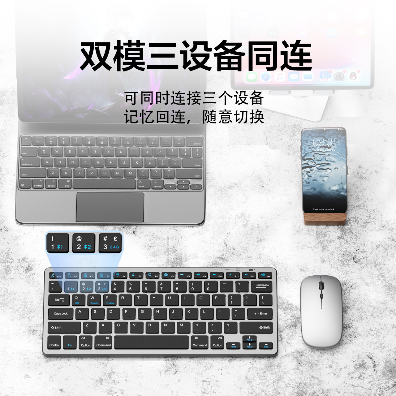 Combo de Teclado e Mouse Sem F - English Home Office avaliação e preço