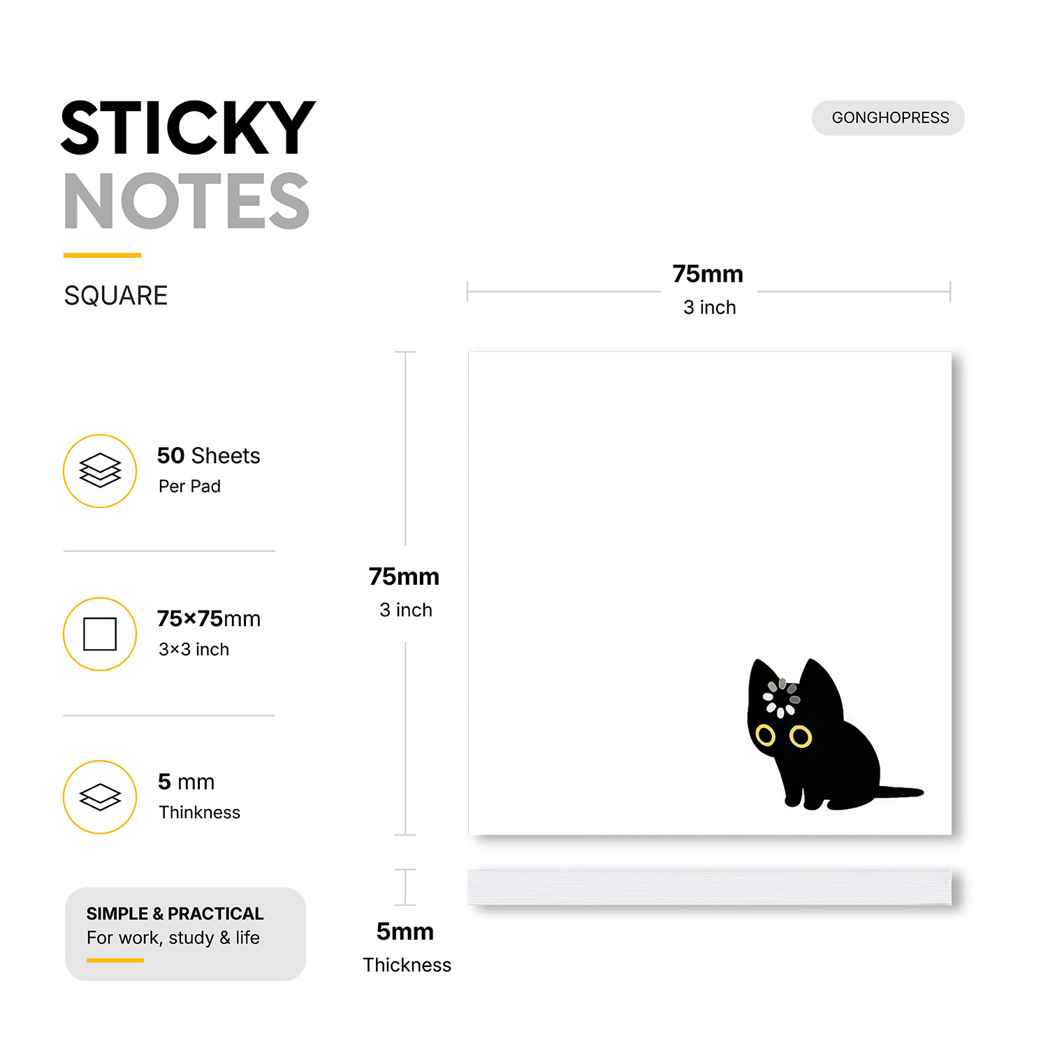 2 Blocos de Notas Adesivas de  - Sticky Note Dispenser avaliação e preço