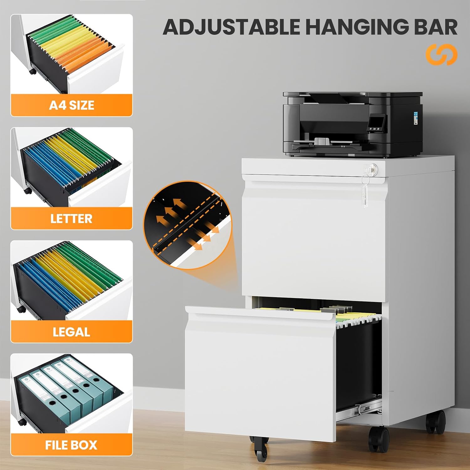Armário de Arquivo Móvel de Me - File Cabinet Drawer avaliação e preço