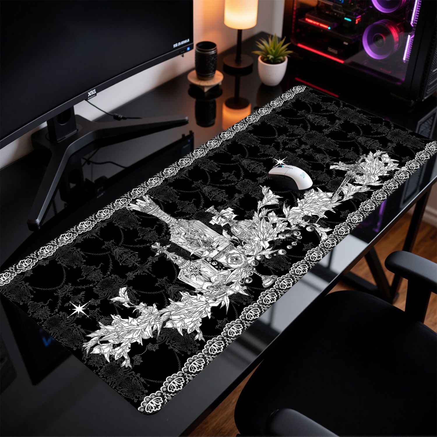 Mouse Pad Extra Grande Divine  - Home Office Keyboard And Mouse avaliação e preço