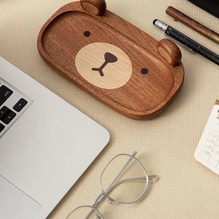 Bandeja de urso de madeira mac - Home Office Gif avaliação e preço