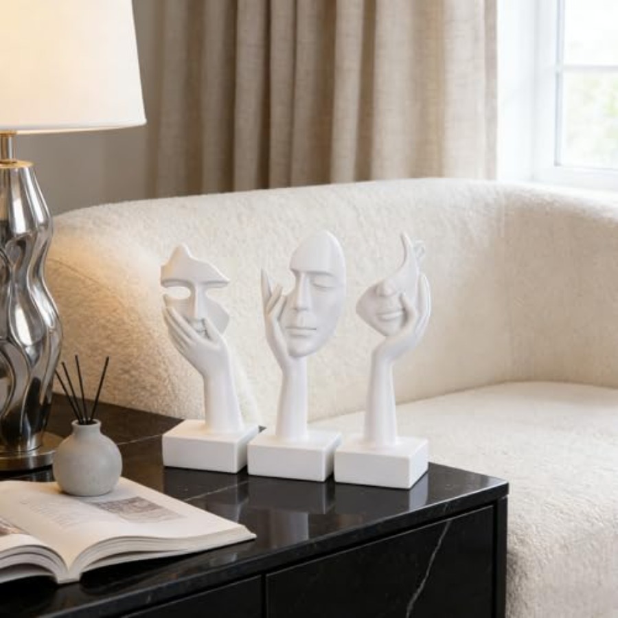 Conjunto de Estátuas Grandes T - Home Office In Living Room avaliação e preço