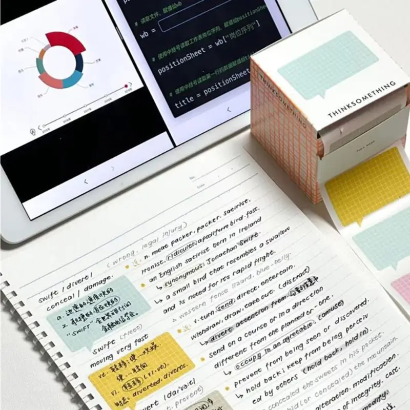 Conjunto de 100PCS de Bloco de - Sticky Note Dispenser avaliação e preço