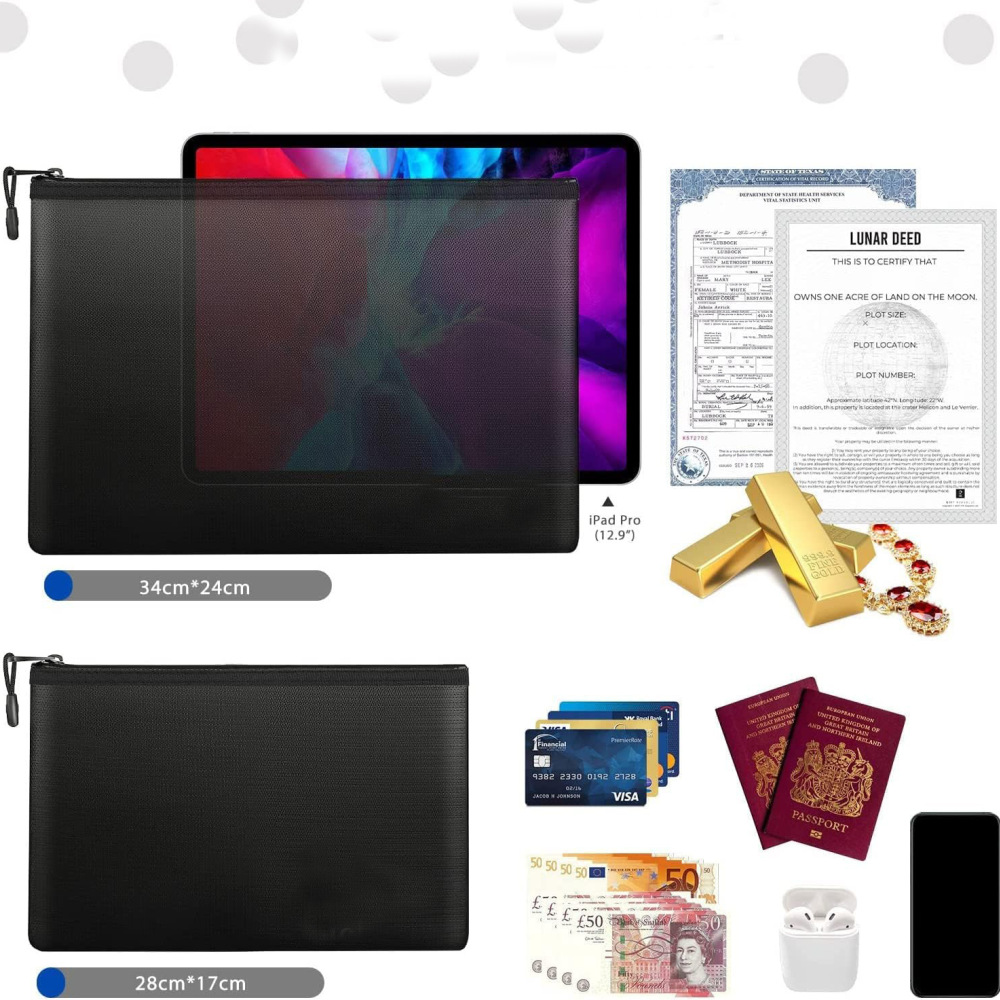 Bolsa para documentos à prova  - Home Office For Passport avaliação e preço