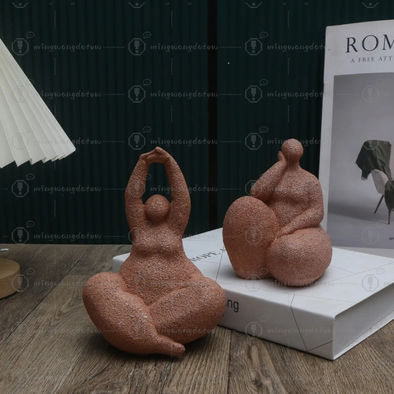 1 peça, Estátua de Mulher Gord - Home Office In Living Room avaliação e preço
