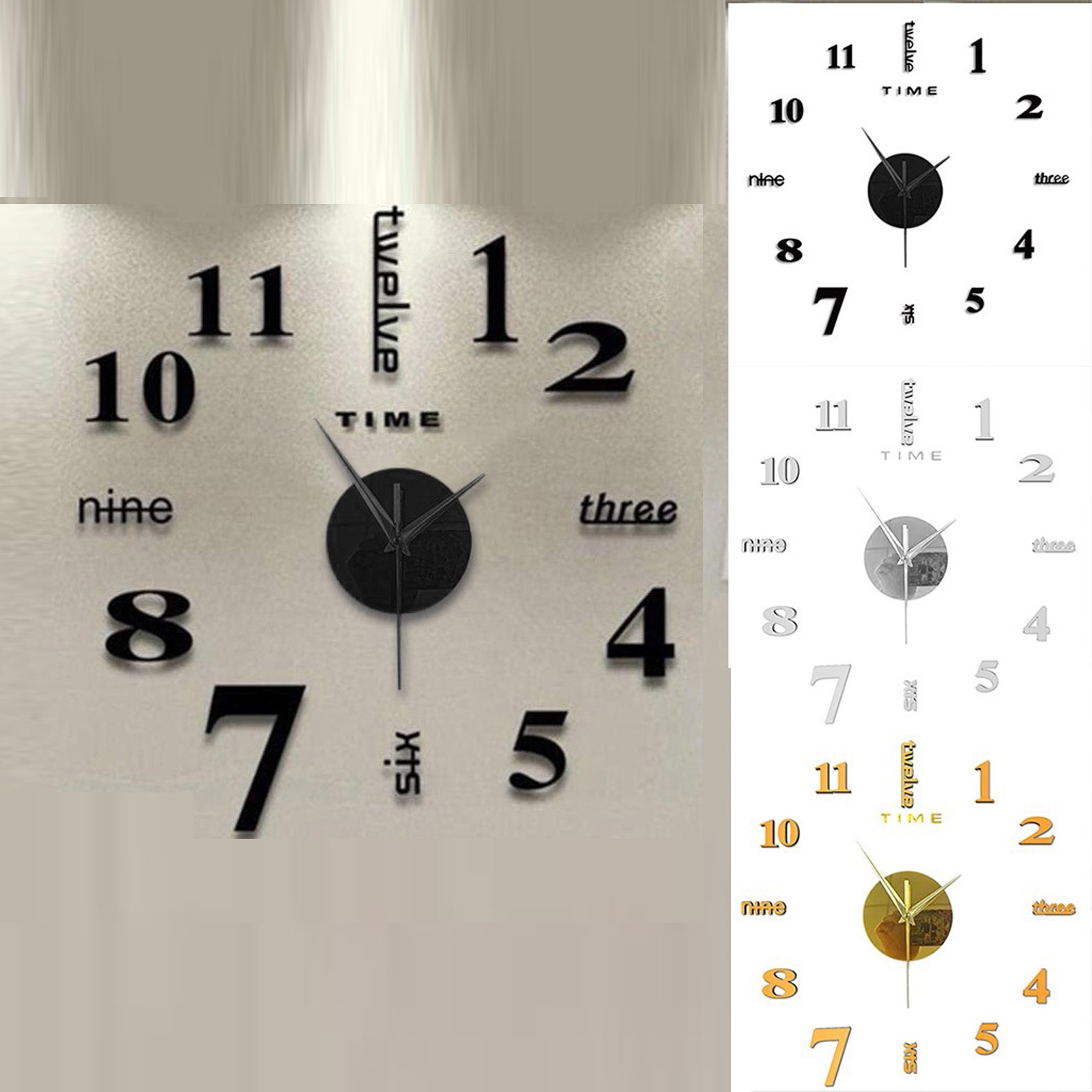 Relógio de parede mudo sem mol - Home Office Hours avaliação e preço
