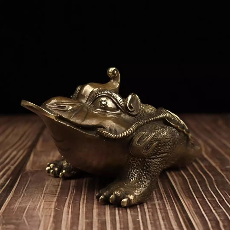 Estátua de sapo de dinheiro de - Home Office Gif avaliação e preço