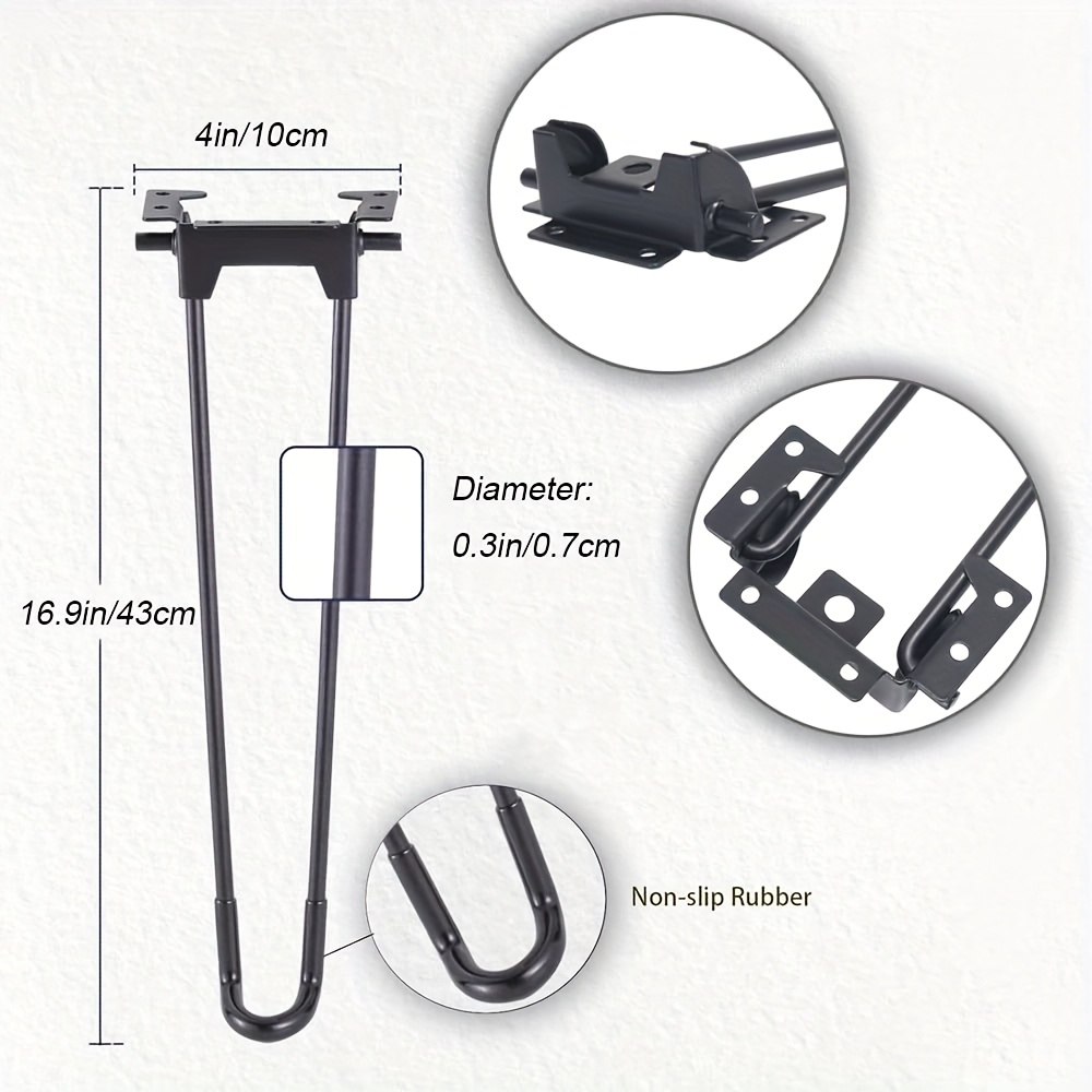 4 peças de pernas de mesa dobr - Laptop Stand Foldable avaliação e preço