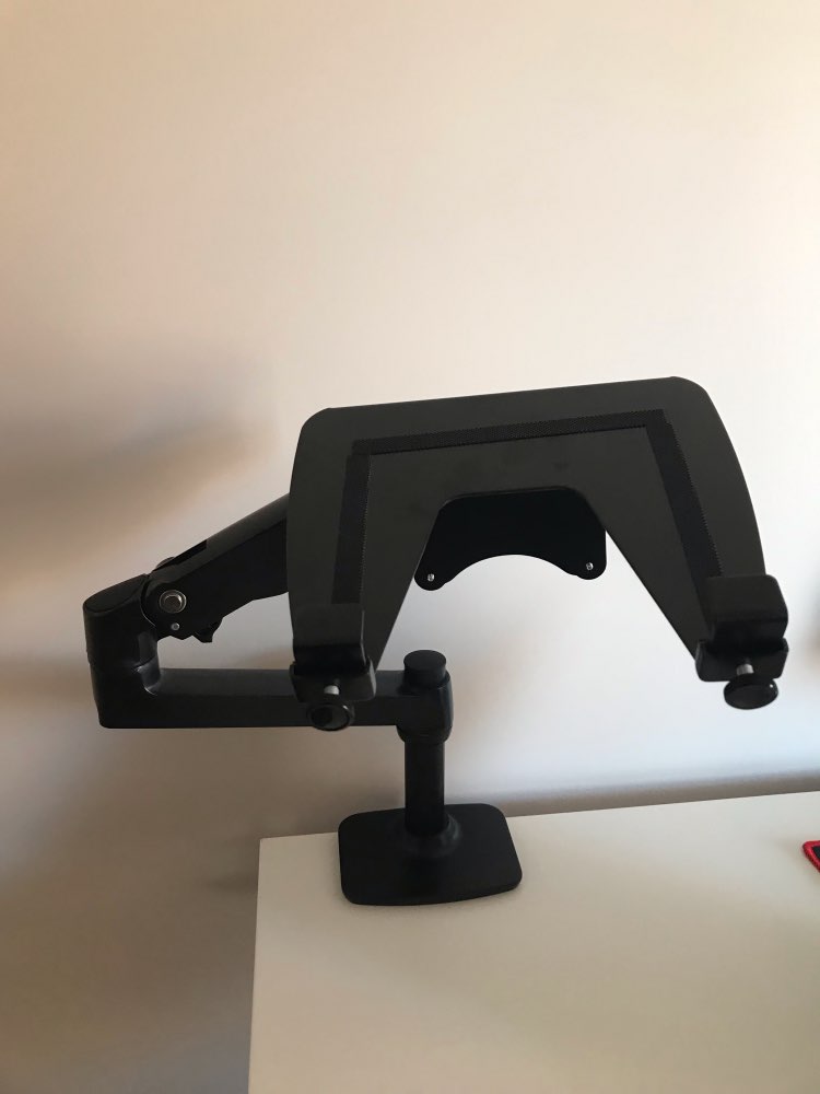 Suporte de mesa de liga de alu - Monitor Arm Dual avaliação e preço