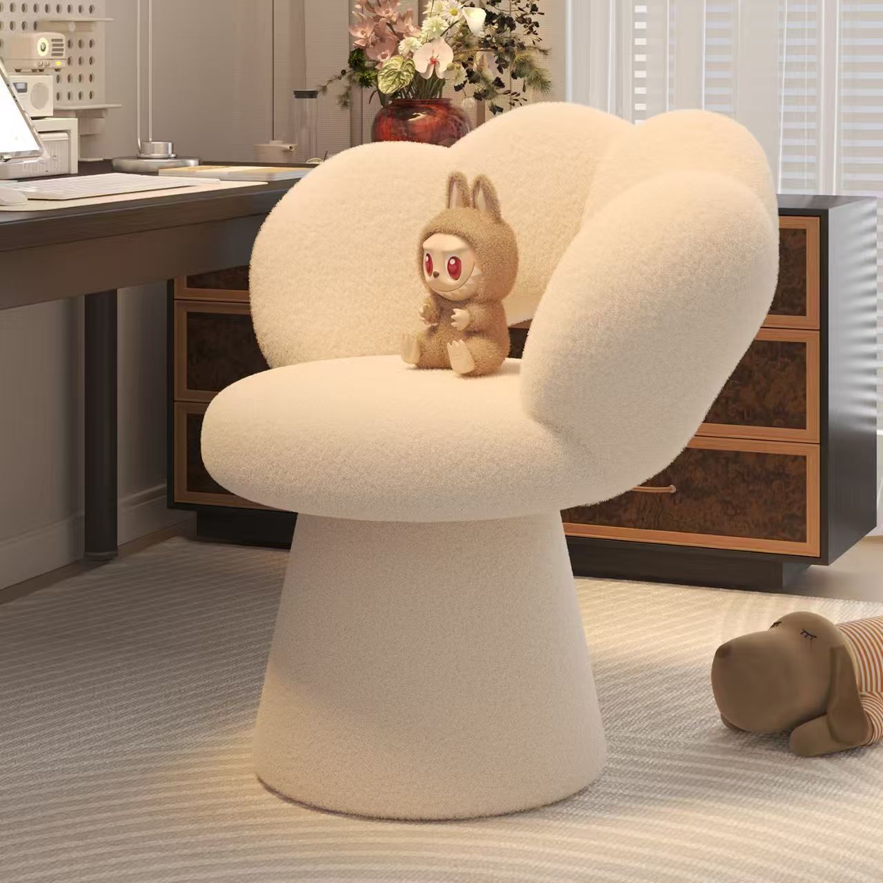 Cadeira ergonômica de mesa de  - Home Office In Living Room avaliação e preço