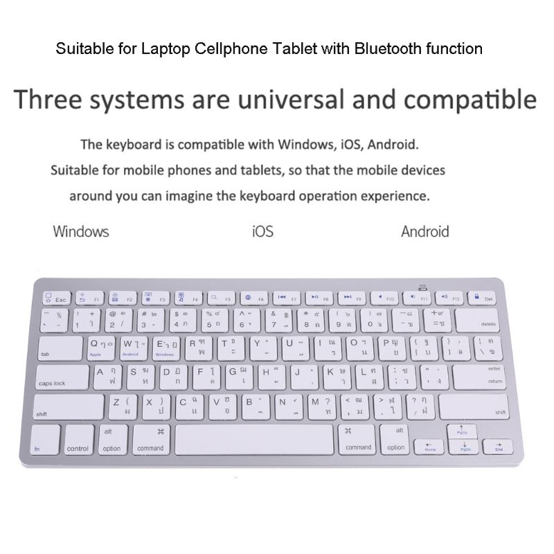 Teclado sem fio thai, 78 tecla - English Home Office avaliação e preço