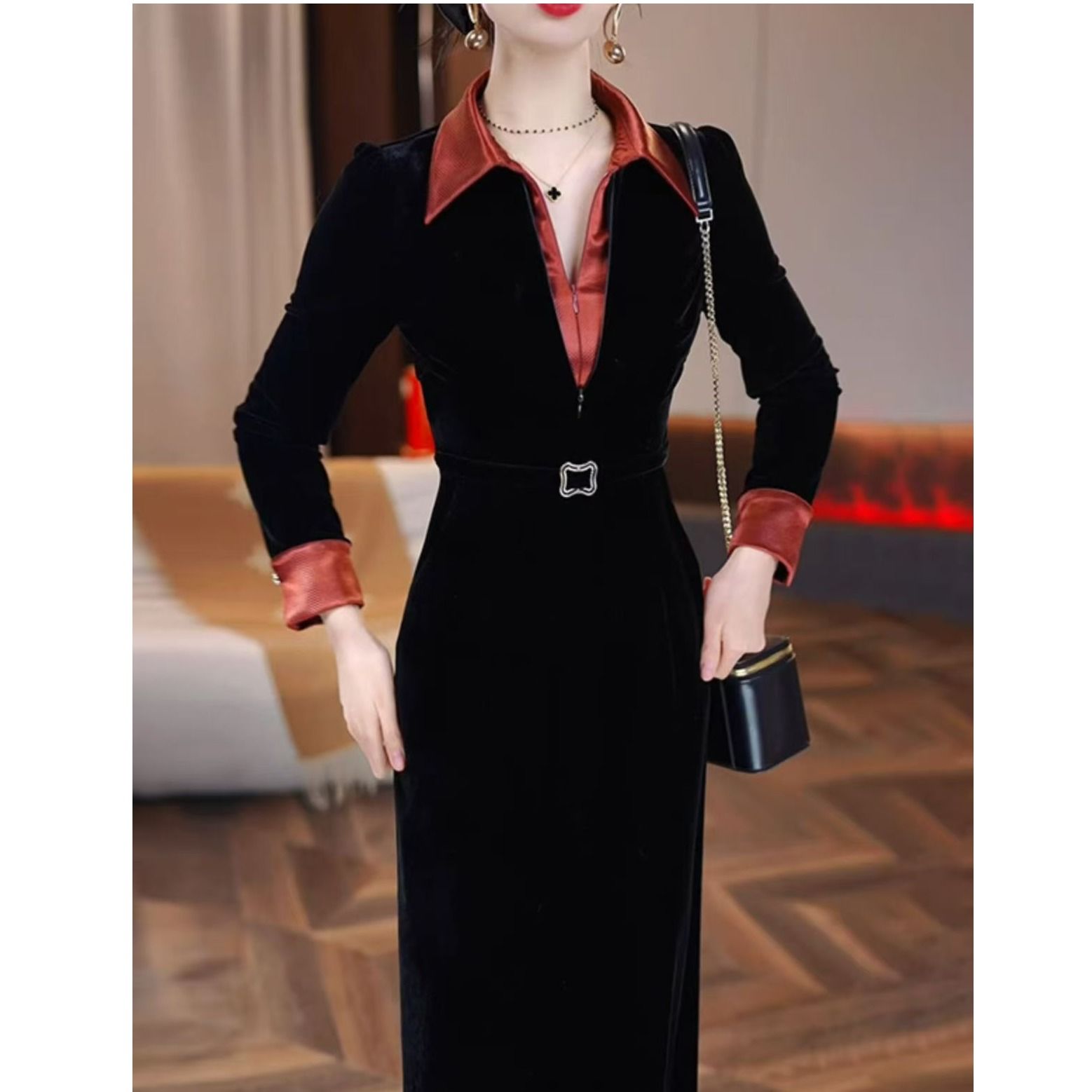 Moda versátil e elegante vesti - Home Office Makeover avaliação e preço