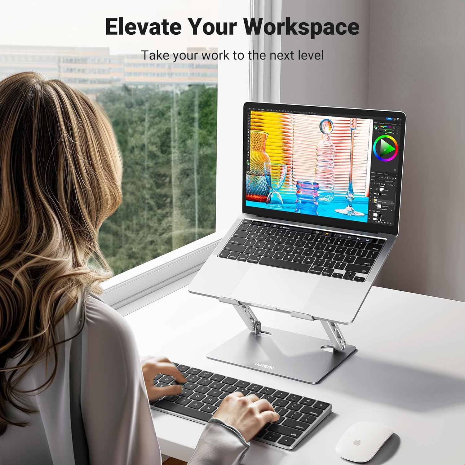 Suporte para laptop UGREEN, ri - Laptop Stand Foldable avaliação e preço