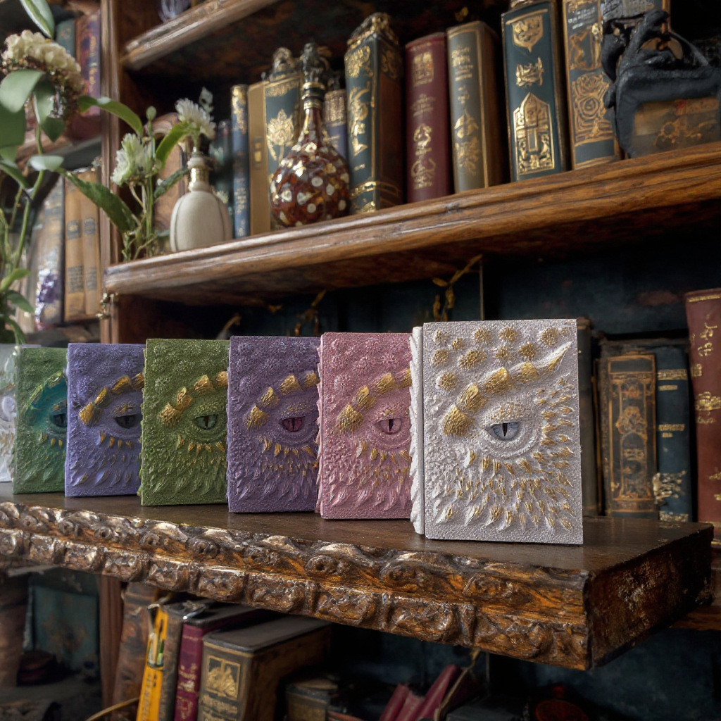 Escultura de Dragão em Resina  - Home Office With Bookshelves avaliação e preço