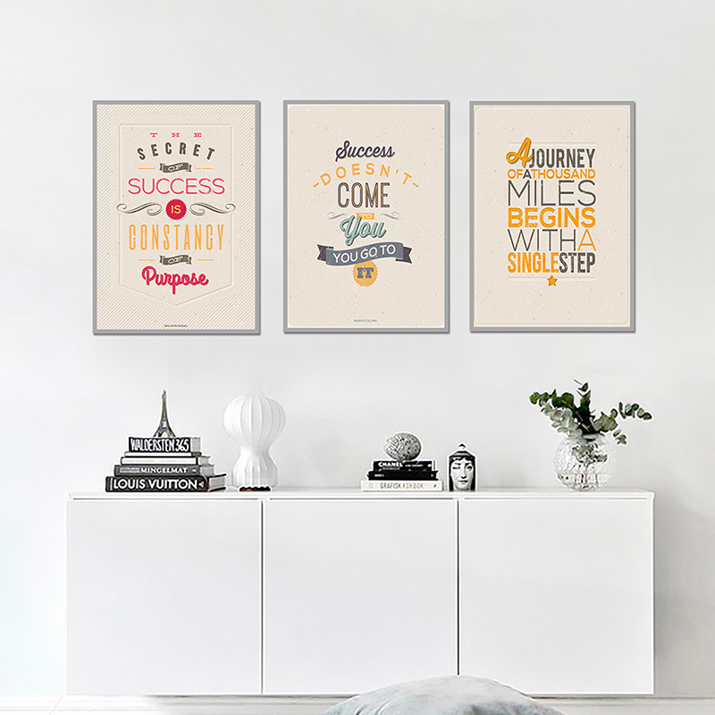 Posters citações motivacionais - English Home Office avaliação e preço