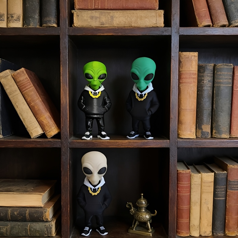 1 Peça de Figura Alienígena Ve - Home Office With Bookshelves avaliação e preço