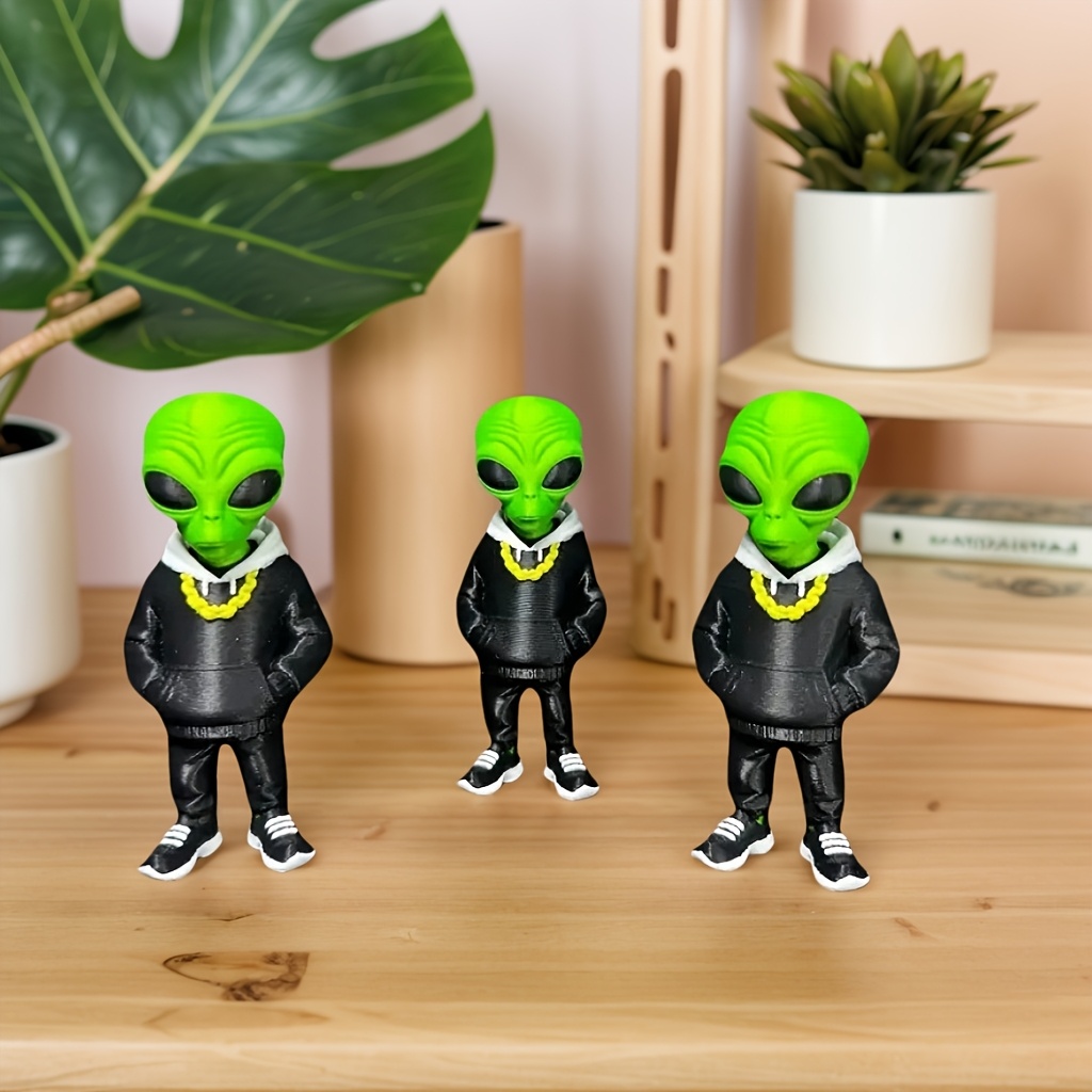 1 Peça de Figura Alienígena Ve - Home Office With Bookshelves avaliação e preço